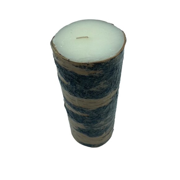 Large Candle Brown Tan Tree Trunk - Picture 1 of 11